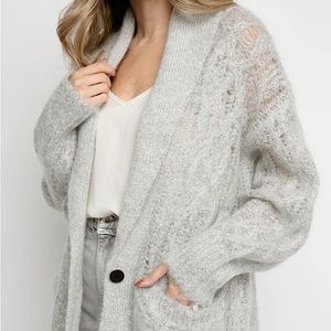 IRO Odysa Cardigan in Light Grey Iro